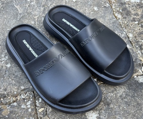 Emporio Armani Sliders.Size 10. - Picture 2 of 11