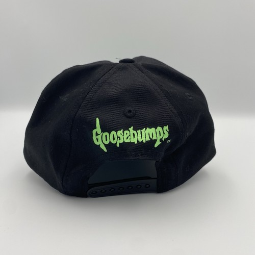 Goosebumps Hat Adjustable Snapback Baseball Cap Child Size Black and Green - Picture 2 of 12