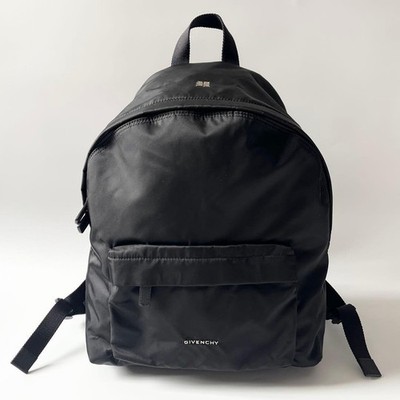 GIVENCHY ESSENTIAL U nylon backpack black 4G logo IC tag confirmed used