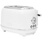 Haden Chelsea Stainless Steel 2 Slice Toaster, Extra Wide Slots, Ivory(Open Box)