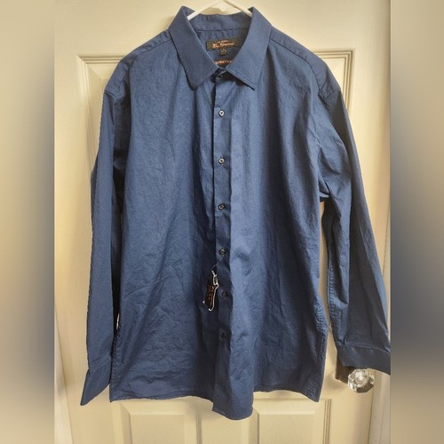NEW Men's Ben Sherman Long Sleeve Stretch Button Shirt