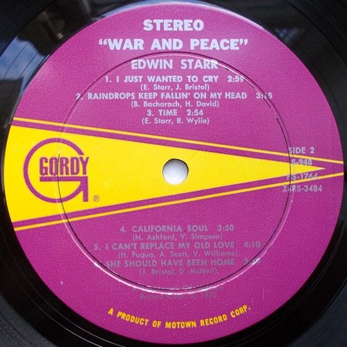 Edwin Starr - War And Peace - LP, Album, Hol - Near Mint (NM or M-) - Picture 4 of 5