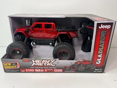 New Bright R/C 4x4 Heavy Metal Jeep Gladiator 1:20 Scale 7" - Image 1 of 4