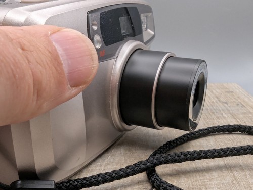 Pentax Espio 738S 35mm Film Point and Shoot Camera Silver Tested - Picture 3 of 15