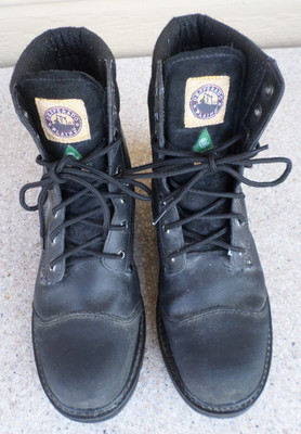 Desperado Plains Black LaceUp, Steel Toe, Thinsulate Work Boots. Men's 13 Wide