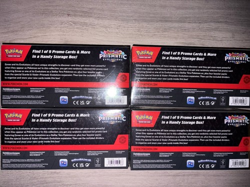 Pokemon Prismatic Evolutions Surprise Box Sealed - Lot Of 4 - Bild 4 von 6