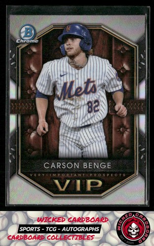 Carson Benge 2025 Bowman Very Important Prospects #VIP-17 New York Mets - Picture 1 of 2