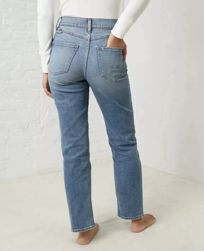 Neu mit Etikett Up West ~ Größe 0 ~ Vintage Damen-Jeans hoher Bund hoher Bund gerades Bein 98 $ - Bild 6 von 10
