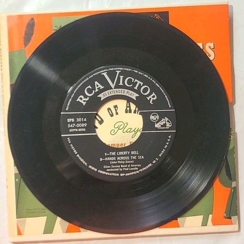 Sousa Marches City Services Band Of America ~ RCA EPB 3014 45 RPM Record - Picture 7 of 12