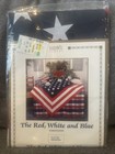 New ListingOval Bardwil Linens Cloth 60”x 84” Stars Stripes Tablecloth Red White Blue!