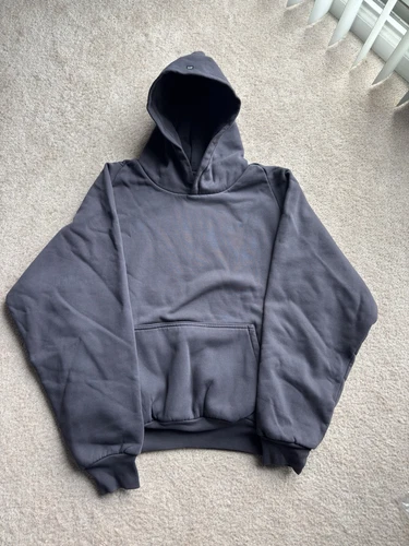 *NUOVO* Yeezy Gap Balenciaga Felpa con cappuccio ridotta Medium Grigio scuro (Kanye West)