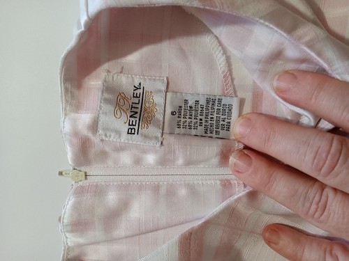 Bentley Knee Dress Women Size 6 Pink Sleeveless Pink Rayon Blend - Picture 9 of 11