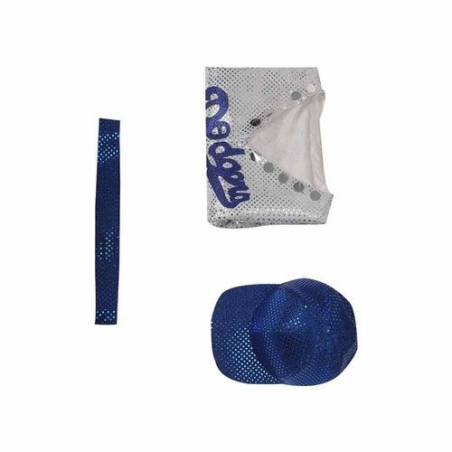 Elton John Dodgers Baseball Sequin Jumpsuit Cosplay Costume Male Outfits - Picture 7 of 11