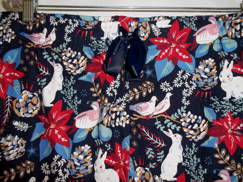 Vera Bradley Women's 100% Heavy Cotton Pajama Pants Holiday Print Size 2XL EUC - Picture 4 of 9