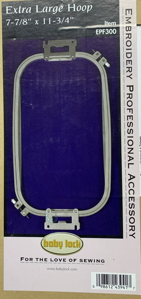 Brother/Baby Lock Large Embroidery Hoop EPF300   7-7/8" X 11-3/4" NEW FREE SHIP - Image 4 of 4