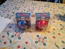 Philadelphia Phillies Christmas Ornament Glass Balls Made In USA Topperscott