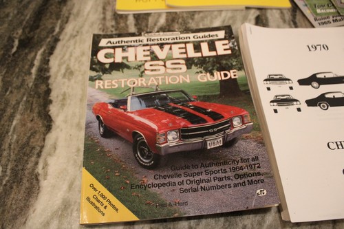 Chevelle SS Restoration Guide 64-72, 1970 Chevelle Reprint Manual and Bonus Info - Picture 11 of 13