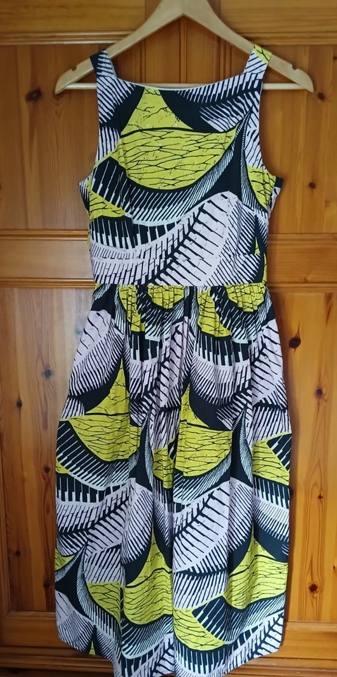 Marc Cain Lino Print Summer Dress, Size 10 - Image 1 of 4
