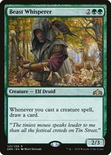 Beast Whisperer 1x FOIL GRN MTG Guilds of Ravnica Rare MINT green