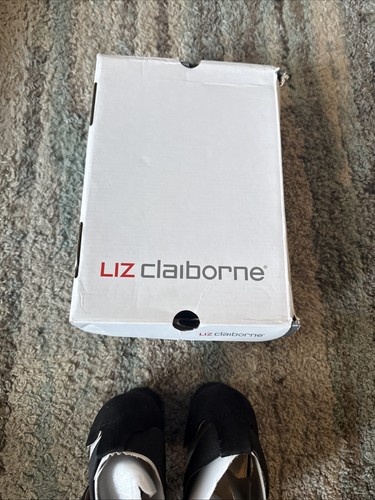 Liz Claiborne LC Damen-Sandalen Traufabsatz schwarz, US-Größe 11 M - Bild 10 von 10