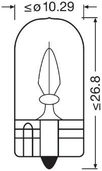 3x ✅Fits OSRAM 2821 BULB W3W 12V/3W W2.1X9.5D (ALL GLASS) ORIGINAL 1 ⭐UK Seller⭐ - Picture 4 of 10