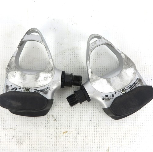 LOOK PP237 PEDALS Clipless Silver 418g Road Bike 9/16" France - Picture 2 of 4