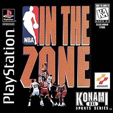 NBA In the Zone PlayStation 1 PS1 Longbox W/ Manual Basketball Game Excellent
