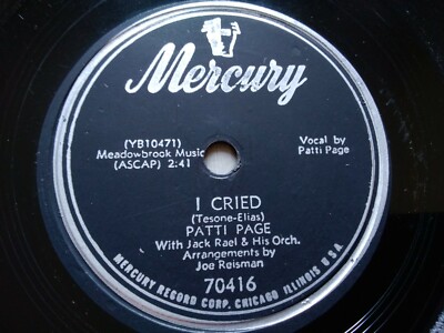 米LP Amos,tori Unrepentant Geraldines 028948763764 MERCURY 未開封 /00250 PATTI PAGE Page 1 - Her Most Famous Songs 1957 Vinyl LP
