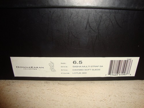 GORGEOUS, NWB, SUPER RARE DONNA KARAN COLLECTION SUEDE HEELS / SANDALS - Picture 12 of 12