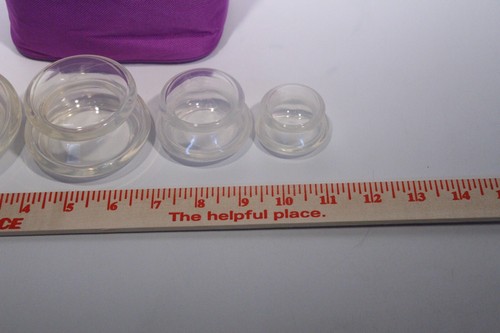 Royal Massage Silikon Massage Schröpfen Therapie Set - Tasse Glas - Anti Cellulite - Bild 6 von 10