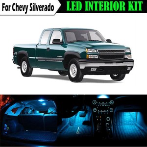 Details About 16x Xenon Ice Blue Interior Led Light Package Kit For 1999 2006 Chevy Silverado