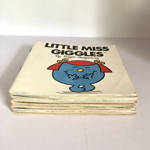 Lot 8 VTG Little Miss Collectible Books Roger Hargreaves Behavior Manners Humor - Foto 8 di 9