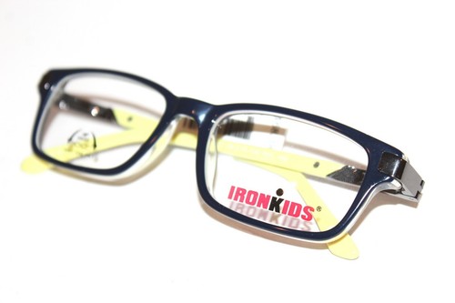NEW IRONKIDS IKB 901 NVL NAVY YELLOW 180 DEGREE HINGES EYEGLASSES 48-16-130 MM - Picture 6 of 6