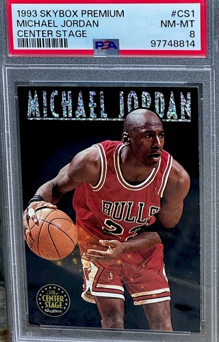 Michael Jordan Card PSA GRADED TOUGH 90’s HOLO FOIL RARE INSERT BULLS JERSEY #23 - Picture 4 of 12