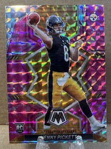 KENNY PICKETT RC - 2022 Panini Mosaic Camo Pink Prizm #301 Rookie