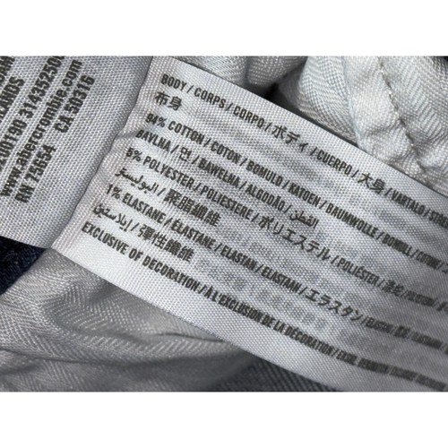 Abercrombie & Fitch Mid Rise Super Skinny Ankle Jeans Blue Denim Size 27 4 Short - Picture 4 of 6