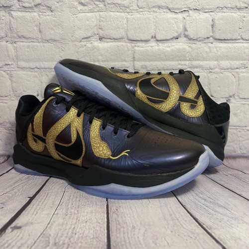 Nike Zoom Kobe 5 Protro Year of the Mamba Purple Gold Shoes IB4481-500 Size 12 - Picture 1 of 13