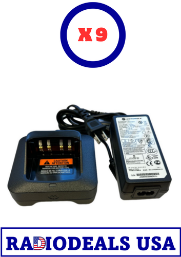9 x Motorola XPR7580 800MHz Radio AAH56UCN9KB1AN, Antenna, Battery and Charger - Picture 5 of 5