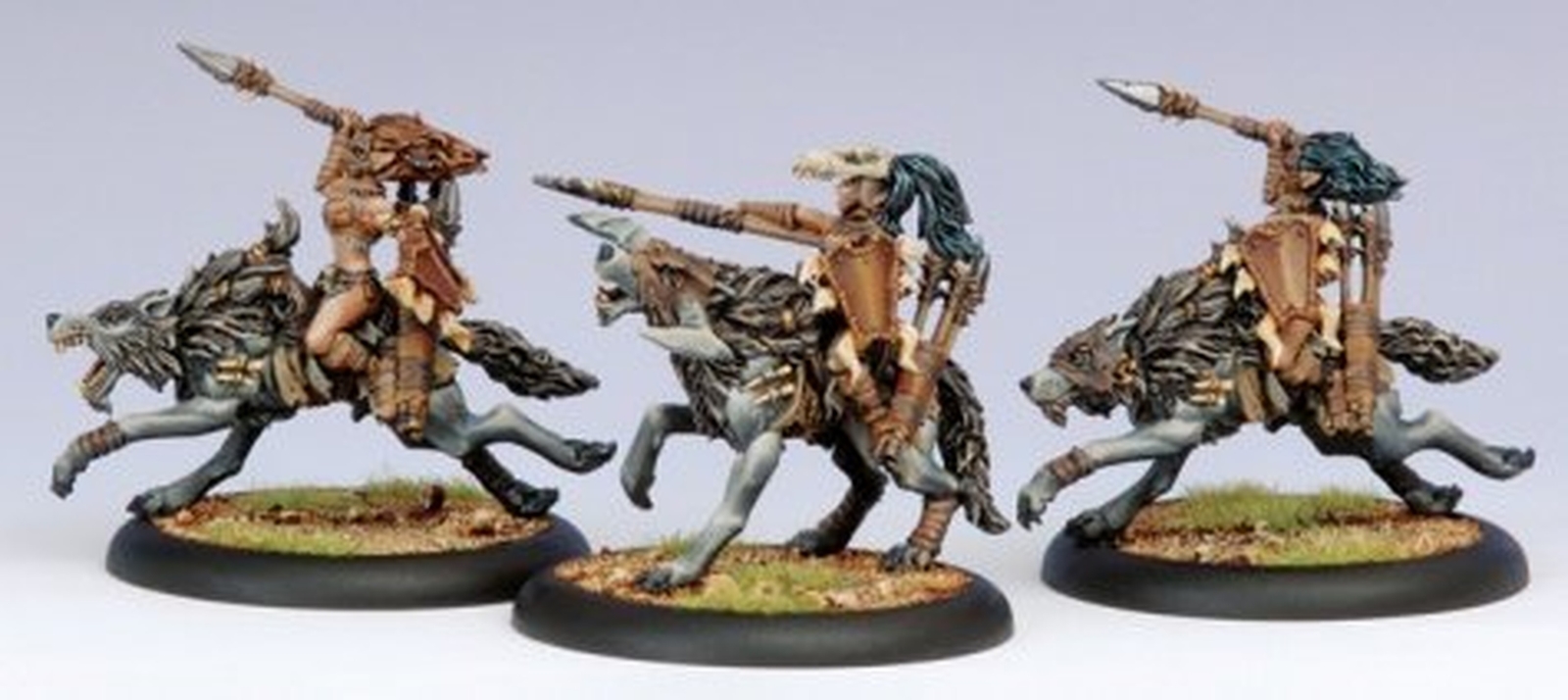 Privateer Press - Hordes - Circle Orbgolds Tharn Wolf Riders Unit Box Model Kit Privateer Press - Hordes - Circle Orbgolds Tharn Wolf Riders Unit Box Model Kit