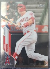 2020 Topps Chrome Mike Trout #1 Los Angeles Angels