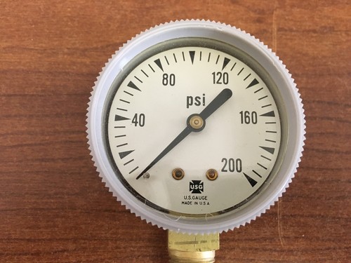 Ametek 160656A USG Model P590 Weather Resistant ABS Case Gauge 0-200PSI - Picture 3 of 5