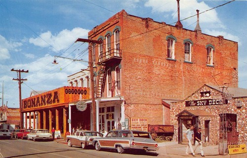  Postkarte Virginia City Straßenszene Nevada  - Bild 1 von 2