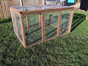 Rabbit Enclosure Pen Aviary Panels Run Chicken Rabbits Puppy Cats Birds Dogs