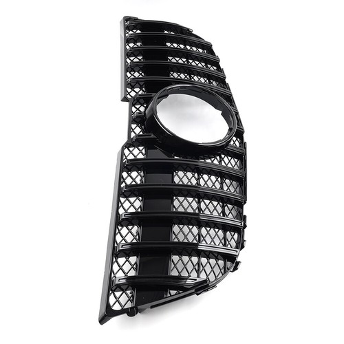Black Fit Benz GLK Class X204 2013-2015 2013 GTR Style Front Bumper Hood Grille - Picture 10 of 15