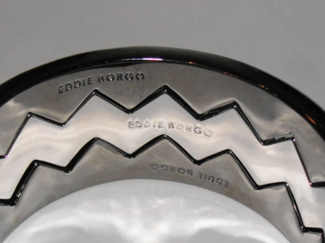 Brazaletes trampa de oso enchapados en plata Eddie Borgo Foto 4 de 4