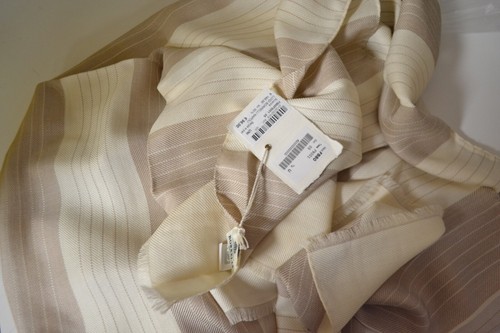 BORRELLI NAPOLI SARTORIA 1°LINEA SCIARPA 220,00 CART. 200X120 CM COTONE+SETA+LIN - Imagen 4 de 6