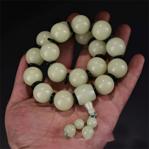 8" old China antique Qing dynasty court night-luminescent pearl Bracelet a set - Picture 5 of 8