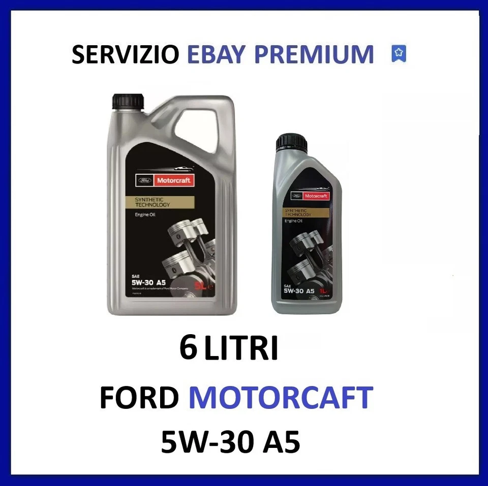 Ford 5W30 MOTORCRAFT 6 LITRI A5 FORMULA F (5W-30) ford 5 30 sintetico BEST PRICE