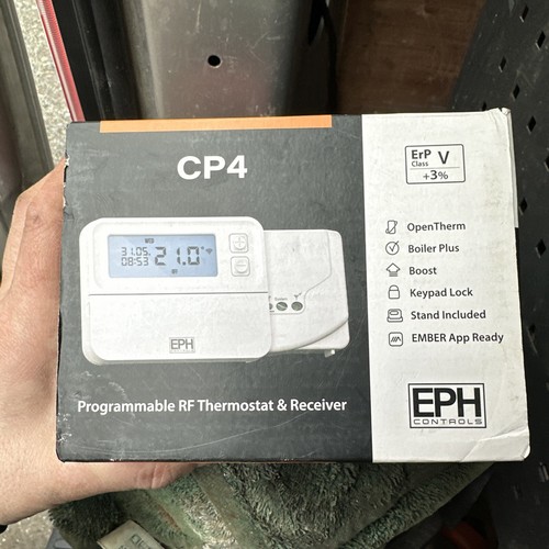 EPH cp4 Wireless Combipack 4 Programmable RF Thermostat and Receiver
