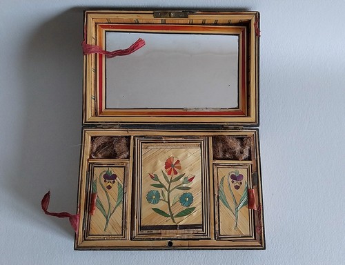 Coffret boîte à couture en marqueterie de paille Fin XVIIIème début XIXème - Bild 10 von 17